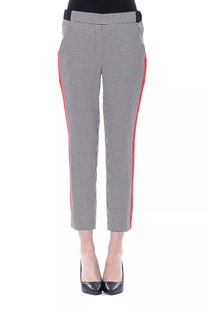 BYBLOS Black Viscose Women Pants by BYBLOS