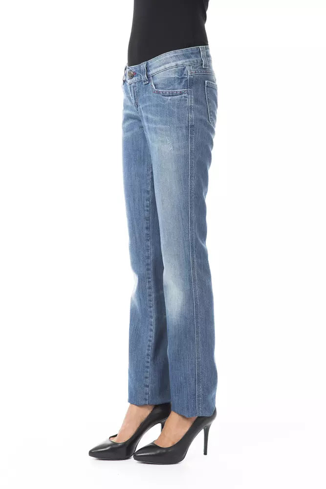 BYBLOS Blue Cotton Women Jeans by BYBLOS