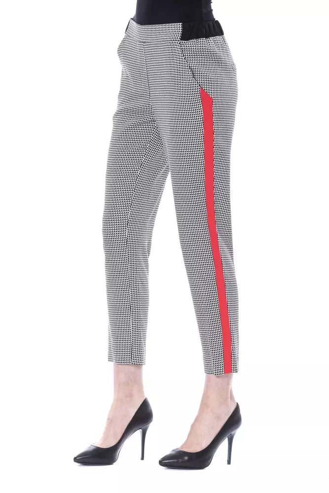 BYBLOS Black Viscose Women Pants by BYBLOS