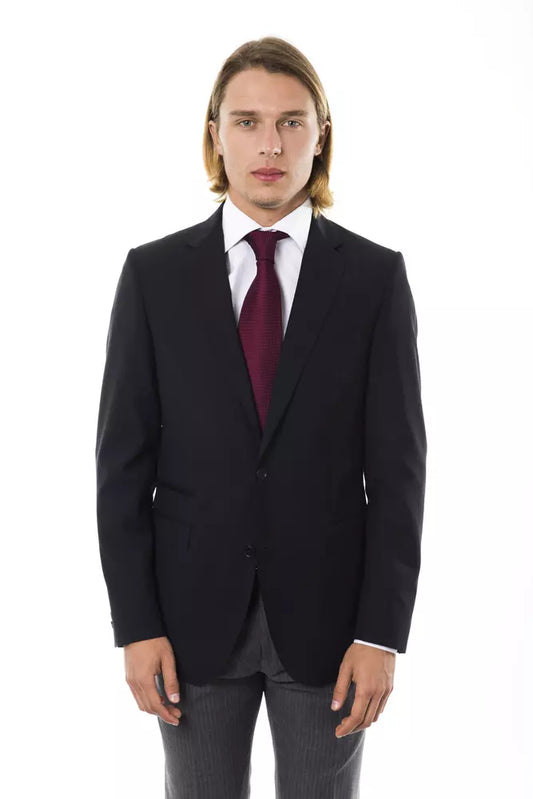 Blazer en laine noire pour homme Uominitaliani