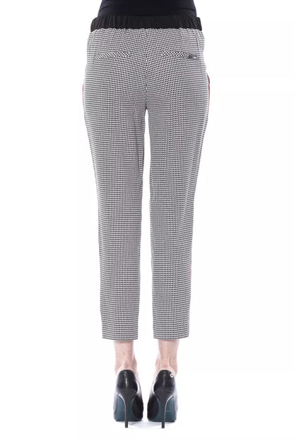 BYBLOS Black Viscose Women Pants by BYBLOS