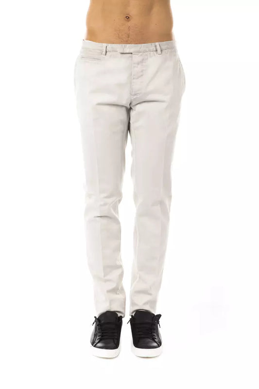 Pantalon homme en coton gris Uominitaliani