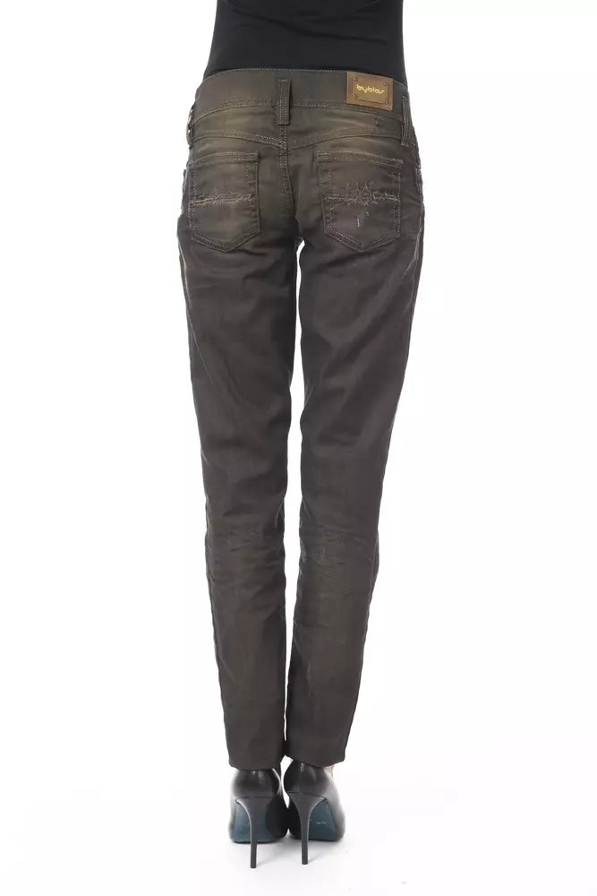 BYBLOS Black Cotton Women Jeans by BYBLOS