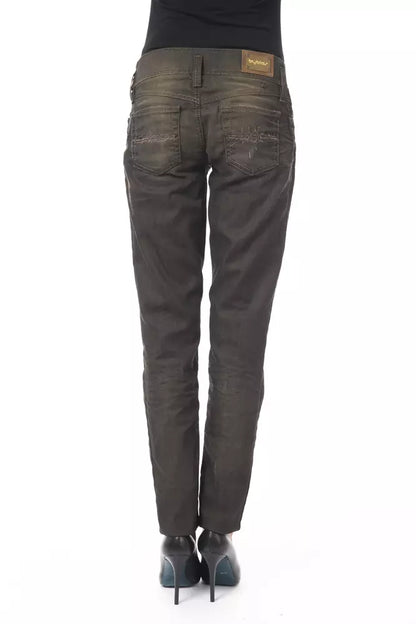 BYBLOS Black Cotton Women Jeans by BYBLOS