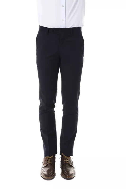 Pantalon en laine grise pour homme Uninitaliani