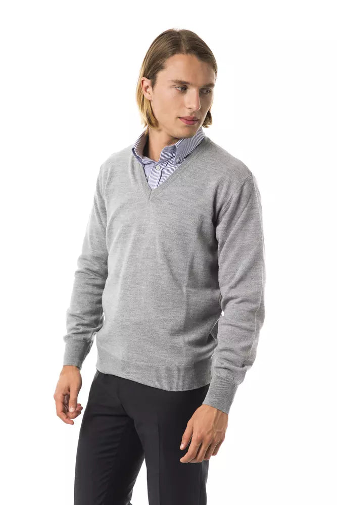 Uominitaliani Pull Homme Laine Gris