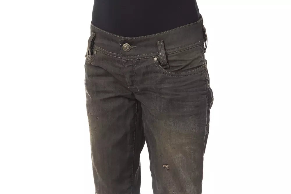 BYBLOS Black Cotton Women Jeans by BYBLOS