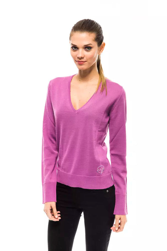 Pull femme en laine multicolore Montana Blu