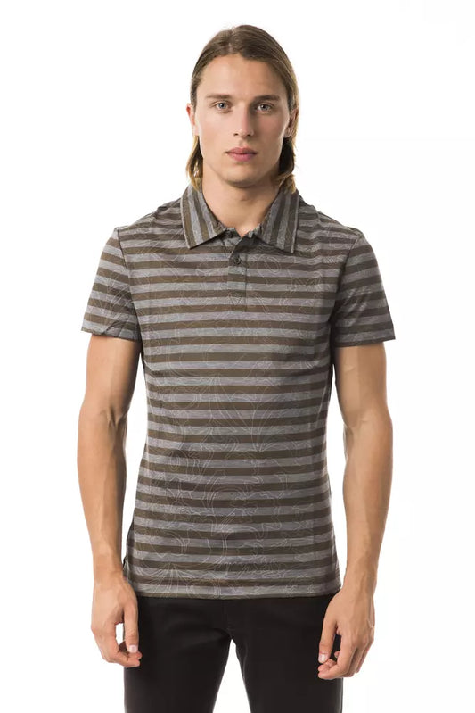 Polo homme en coton gris BYBLOS