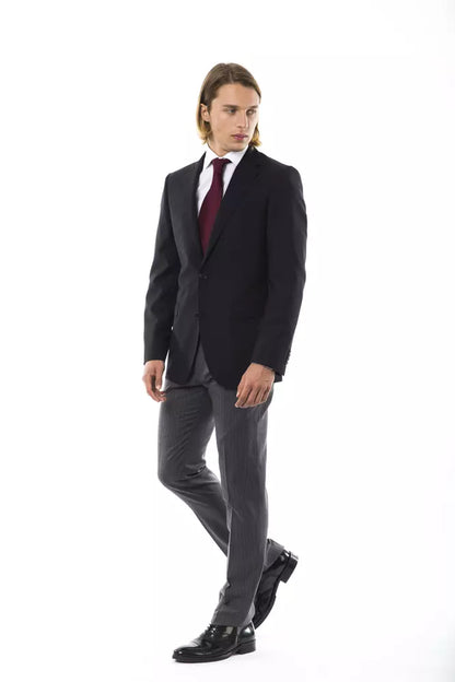 Blazer en laine noire pour homme Uominitaliani