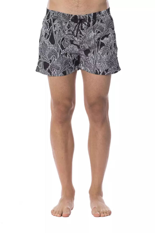 Maillot de bain homme Roberto Cavalli Sport en polyester noir