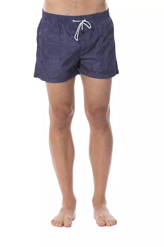 Maillot de bain homme Roberto Cavalli Sport en polyester bleu