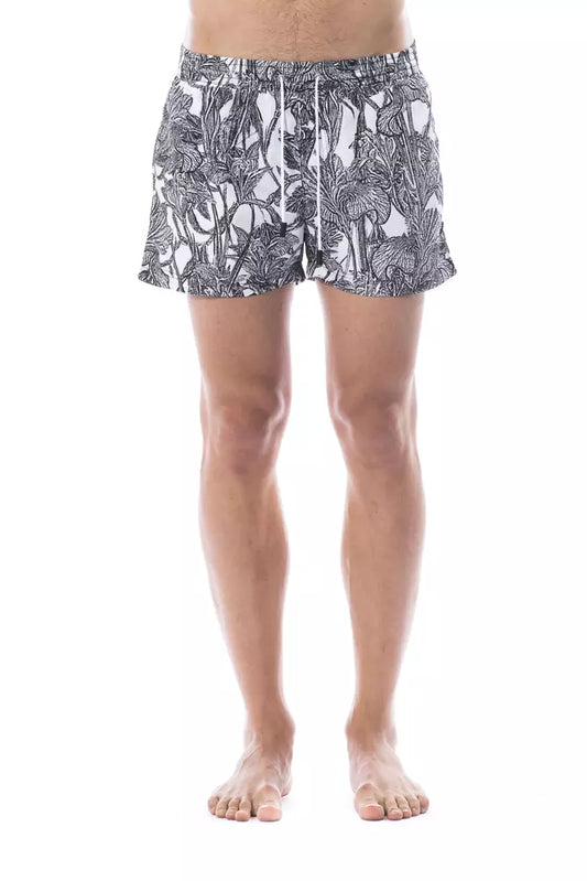 Maillot de bain homme Roberto Cavalli Sport en polyester noir