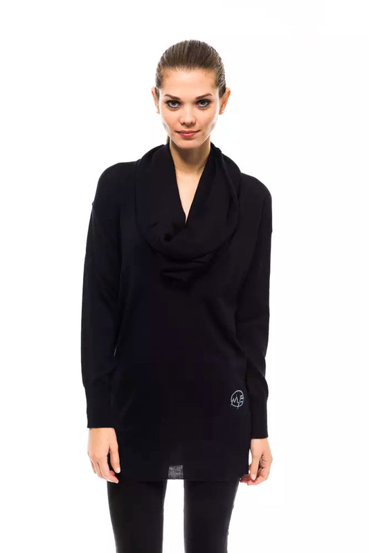 Pull en laine bleu Montana Blu pour femme