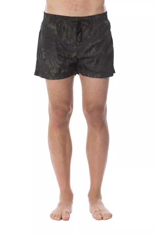 Maillot de bain Roberto Cavalli Sport Army en polyester pour homme