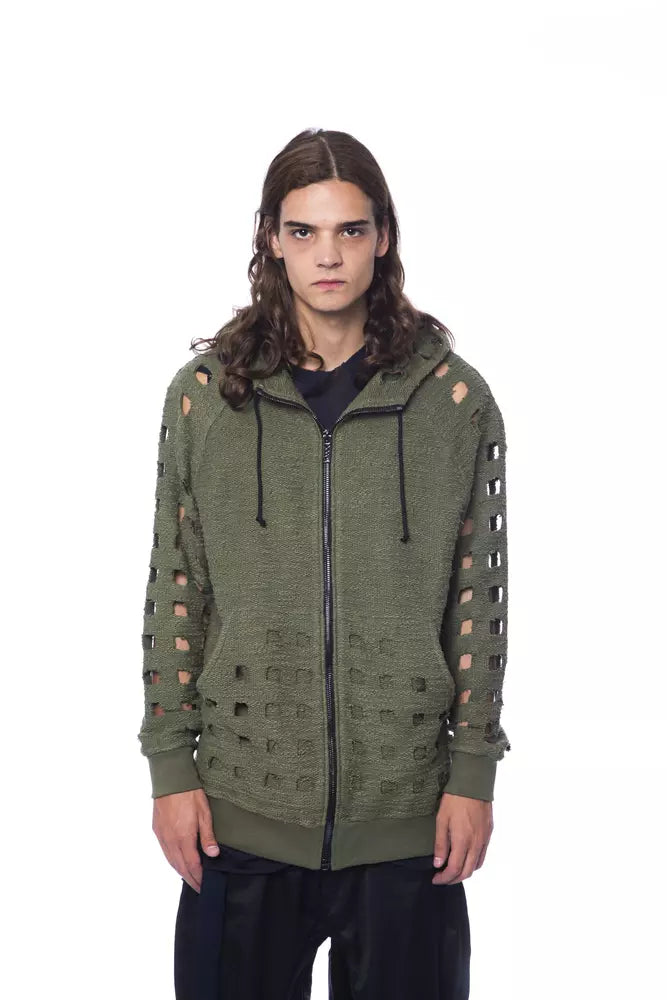 Pull homme Nicolo Tonetto Army en coton