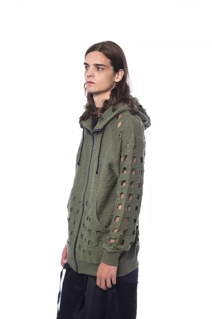 Pull homme Nicolo Tonetto Army en coton