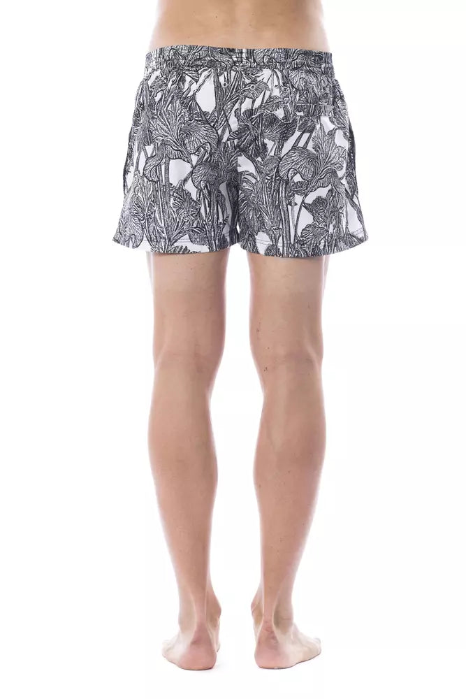 Maillot de bain homme Roberto Cavalli Sport en polyester noir