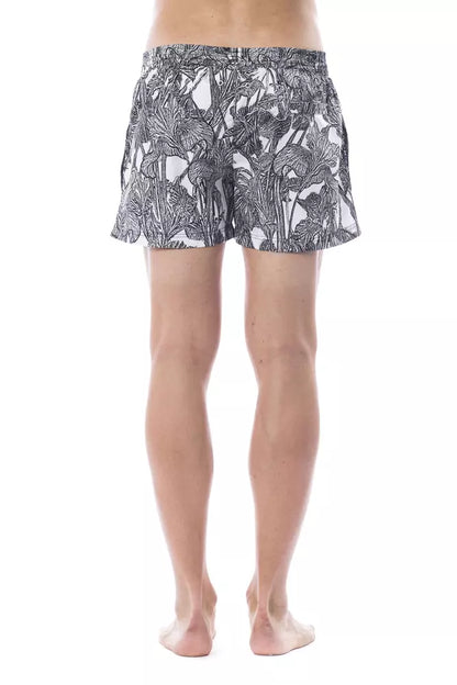 Maillot de bain homme Roberto Cavalli Sport en polyester noir