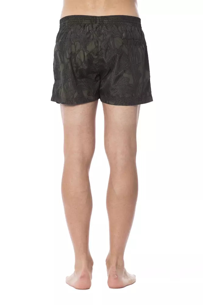 Maillot de bain Roberto Cavalli Sport Army en polyester pour homme