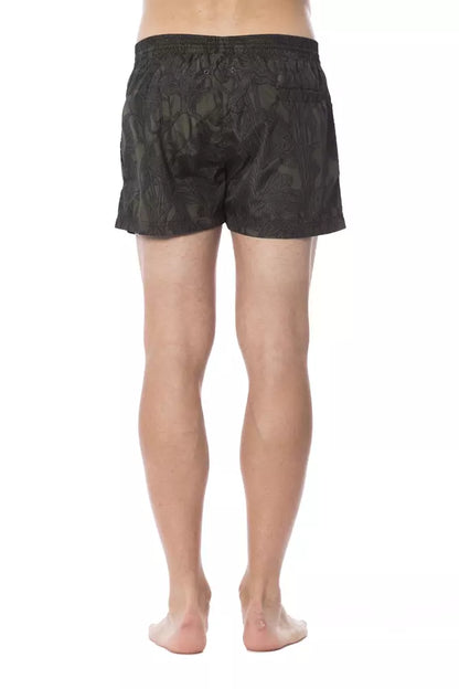 Maillot de bain Roberto Cavalli Sport Army en polyester pour homme