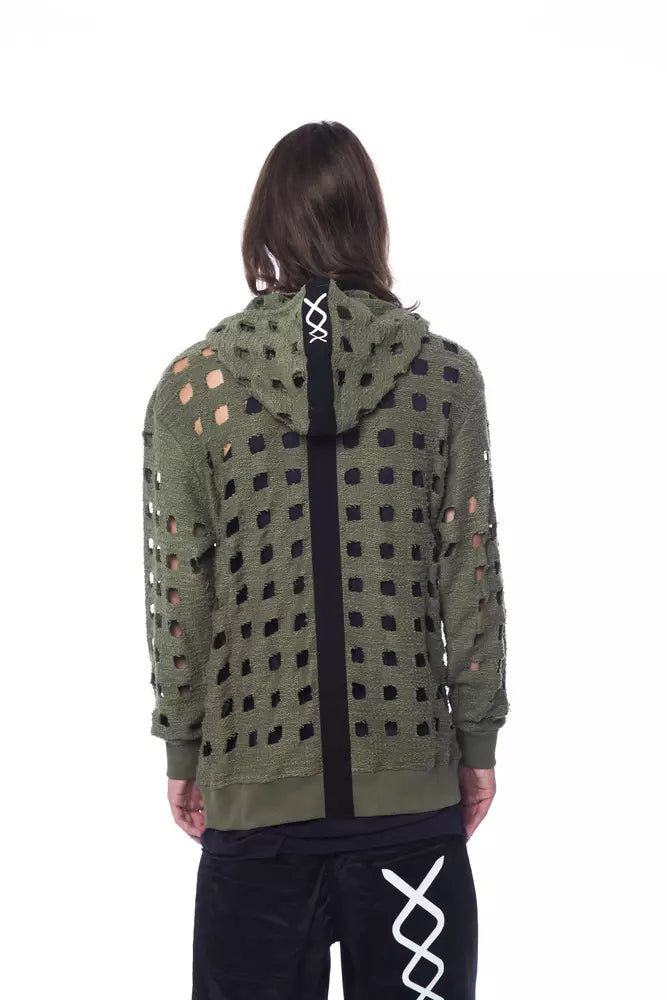 Pull homme Nicolo Tonetto Army en coton