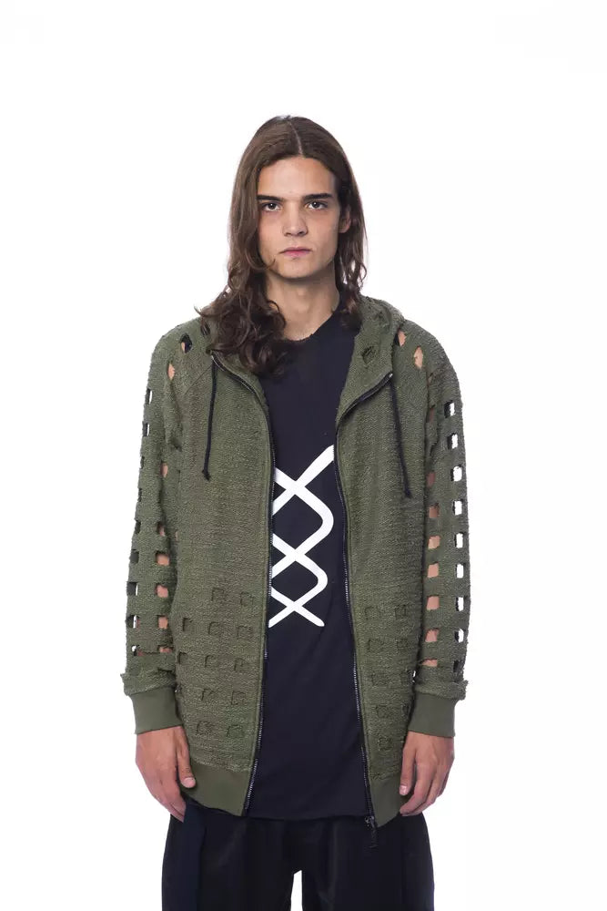 Pull homme Nicolo Tonetto Army en coton
