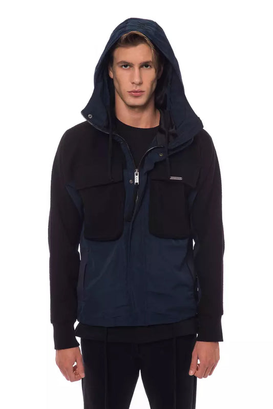 Veste en laine noire pour homme Nicolo Tonetto