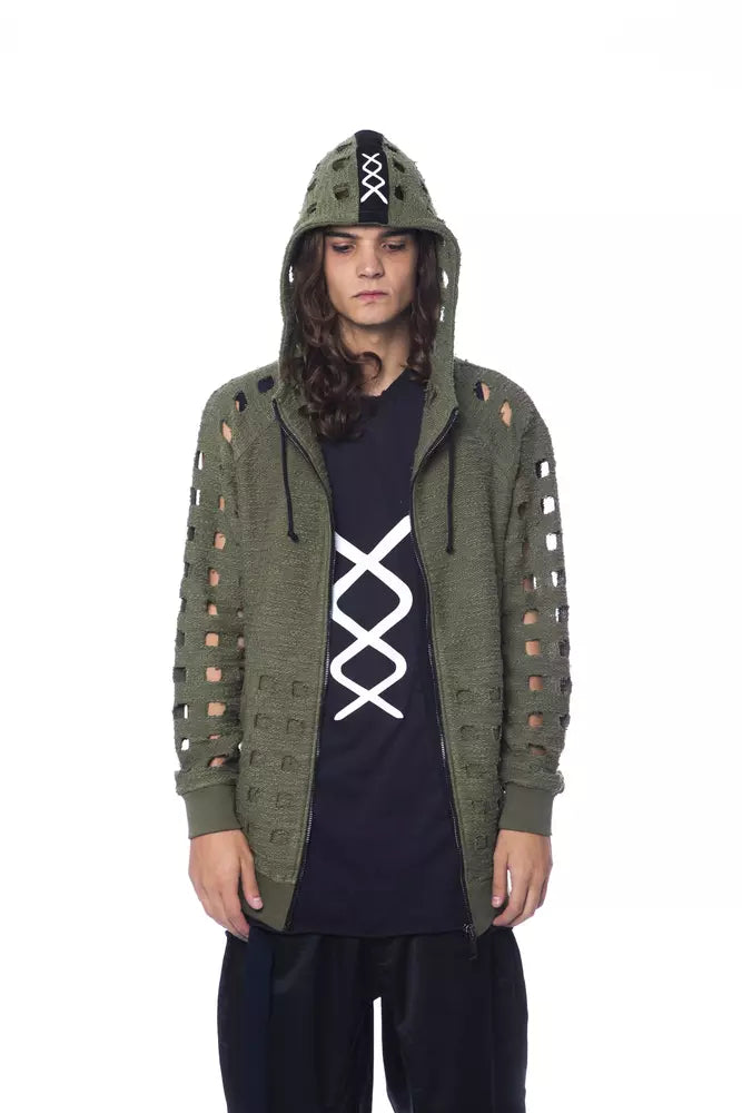 Pull homme Nicolo Tonetto Army en coton