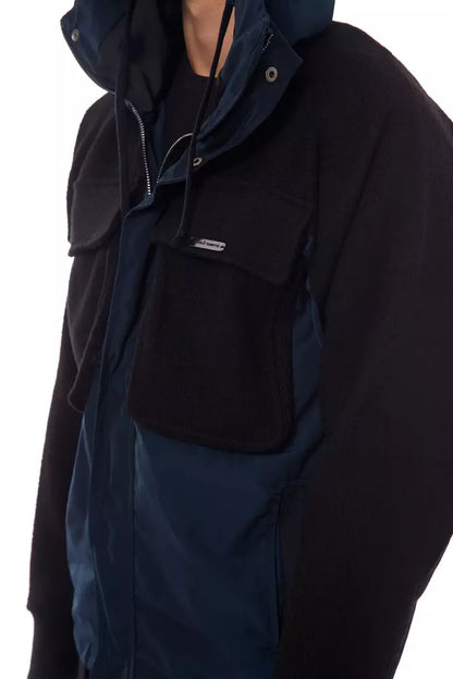 Veste en laine noire pour homme Nicolo Tonetto