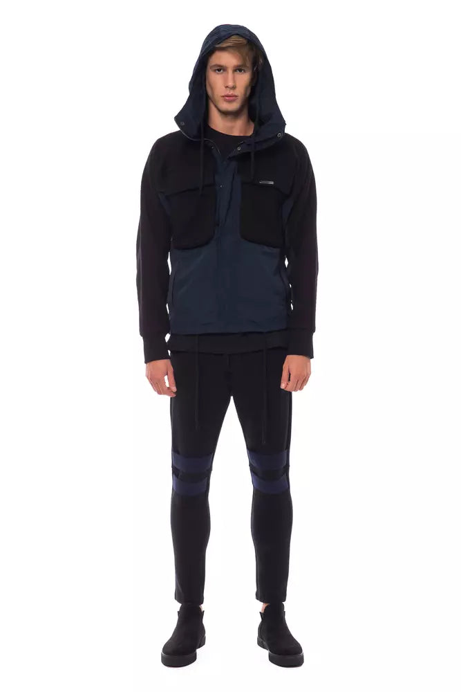 Veste en laine noire pour homme Nicolo Tonetto
