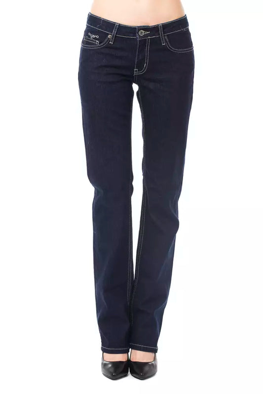 Ungaro Fever Blue Cotton Women Jeans by Ungaro Fever