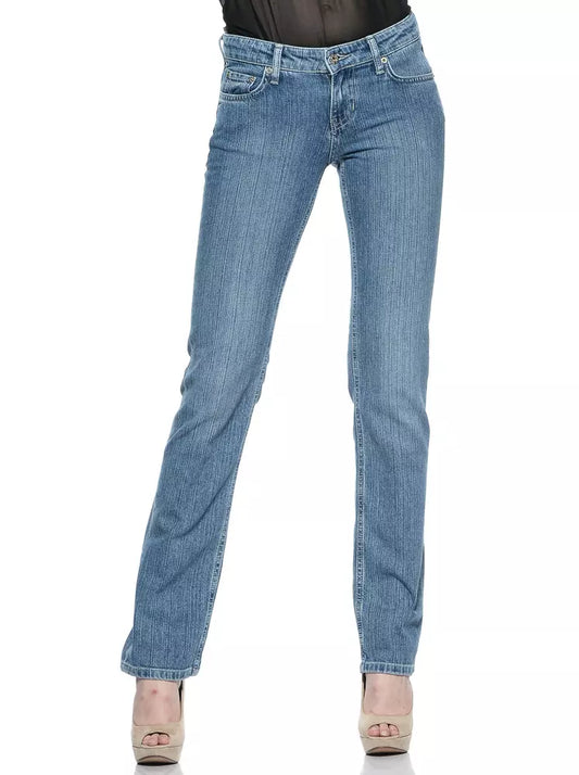 Ungaro Fever Light Blue Cotton Women Jean by Ungaro Fever
