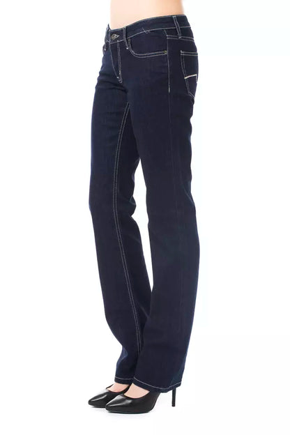Ungaro Fever Blue Cotton Women Jeans by Ungaro Fever