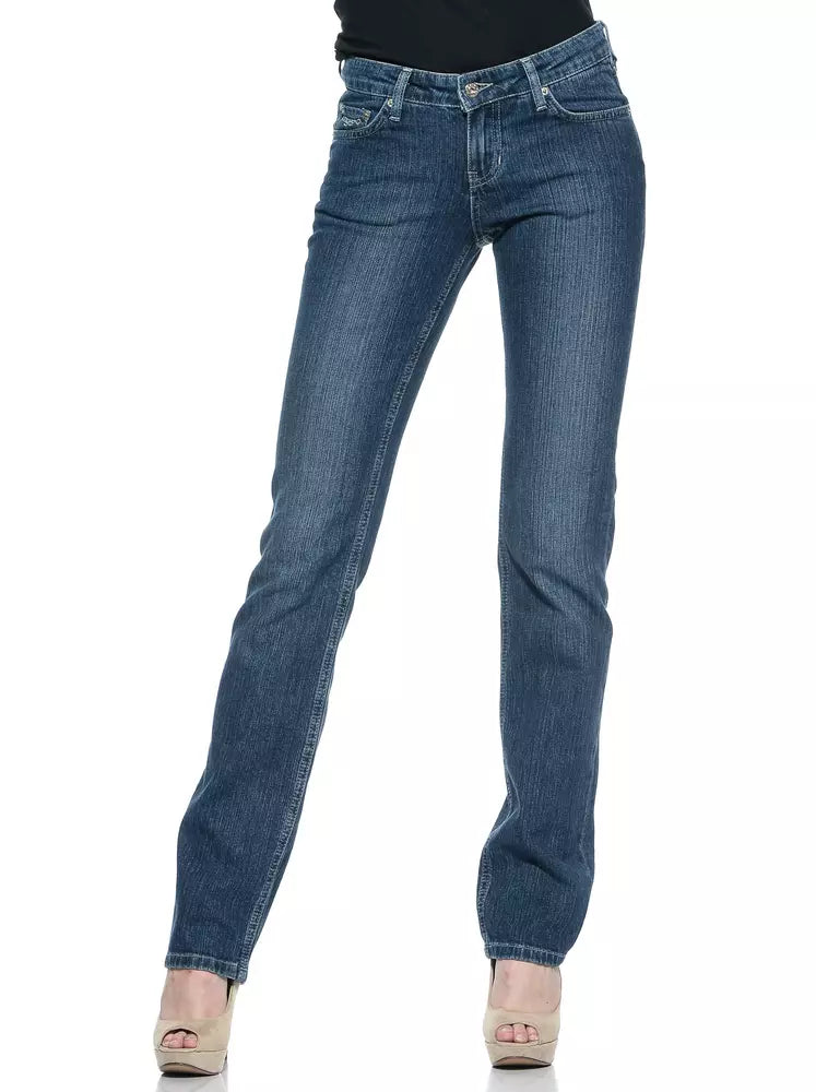 Ungaro Fever Blue Cotton Women Jeans by Ungaro Fever