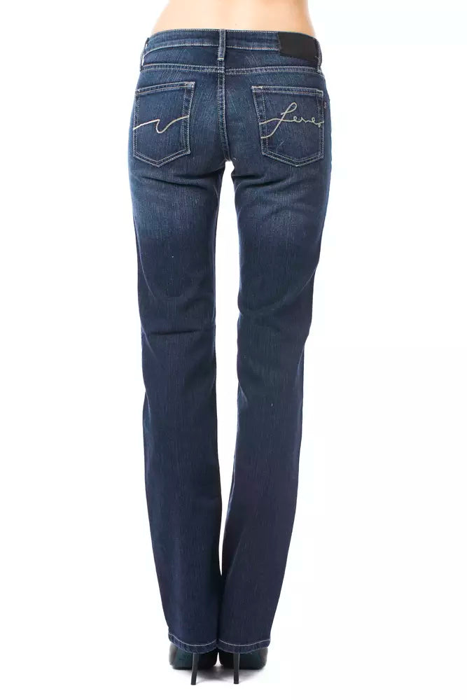 Ungaro Fever Blue Cotton Women Jeans by Ungaro Fever