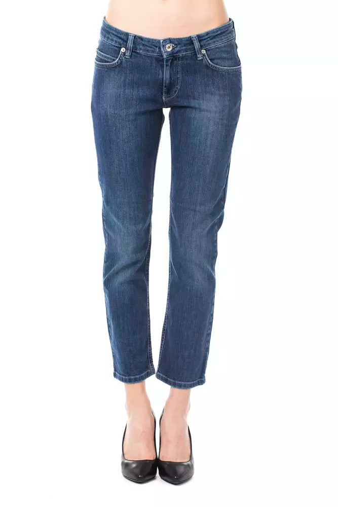 Ungaro Fever Light Blue Cotton Women Jeans by Ungaro Fever