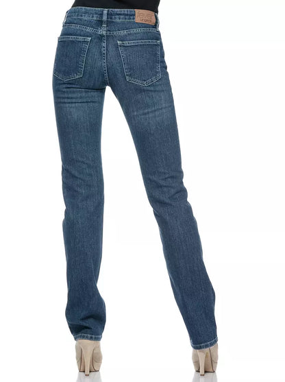 Ungaro Fever Blue Cotton Women Jeans by Ungaro Fever