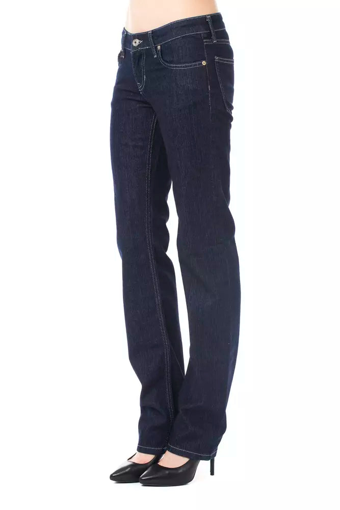 Ungaro Fever Blue Cotton Women Jeans by Ungaro Fever