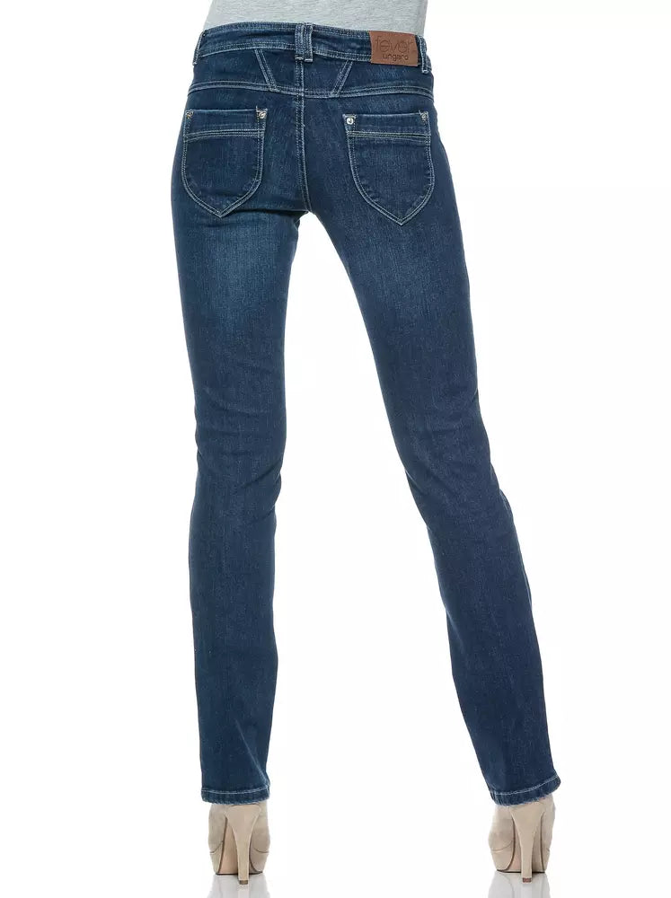 Ungaro Fever Blue Cotton Women Jeans by Ungaro Fever