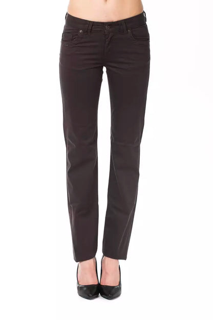 Ungaro Fever Brown Cotton Women Pants by Ungaro Fever