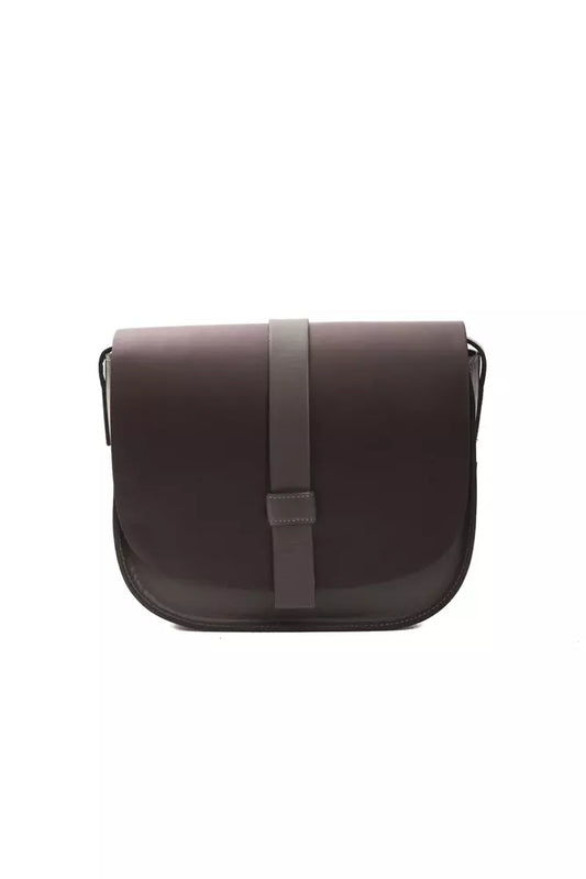 Sac bandoulière Pompei Donatella en cuir bordeaux pour femme