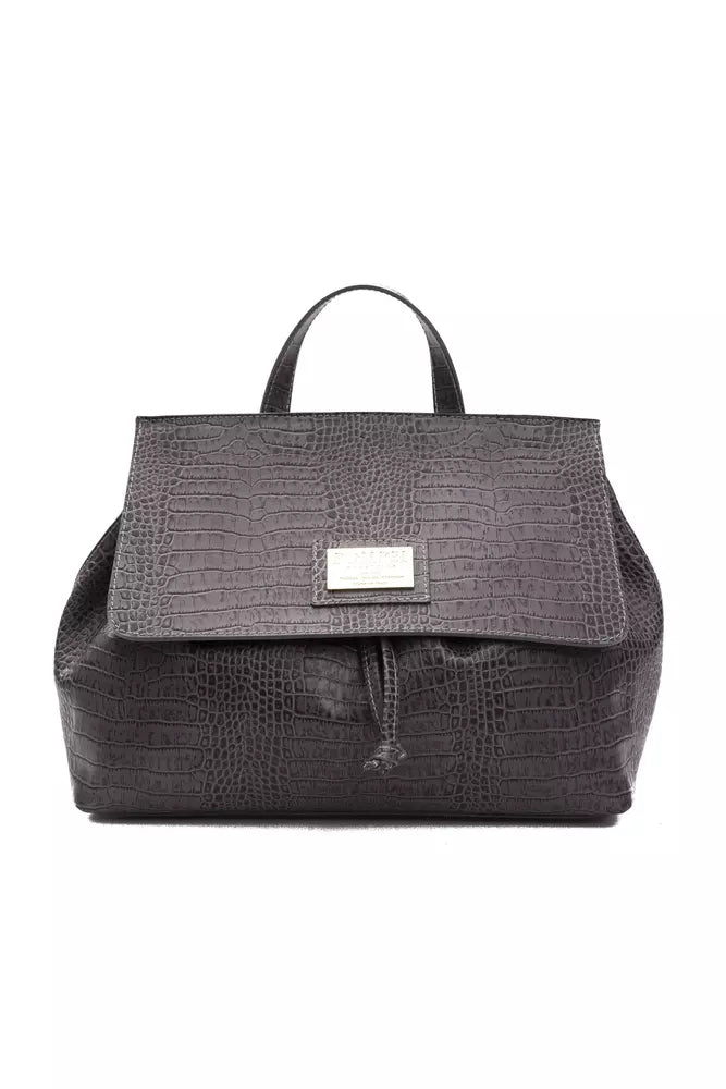 Sac à main Pompei Donatella en cuir gris pour femme