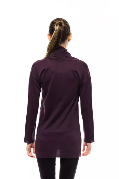 Pull femme en laine violet Montana Blu