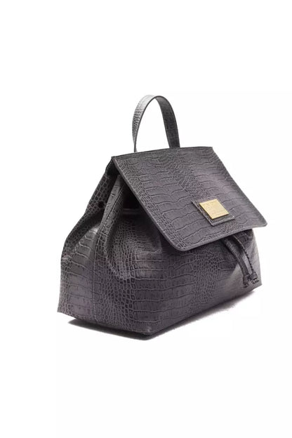 Sac à main Pompei Donatella en cuir gris pour femme