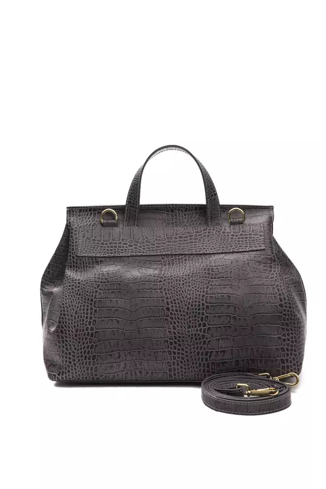 Sac à main Pompei Donatella en cuir gris pour femme