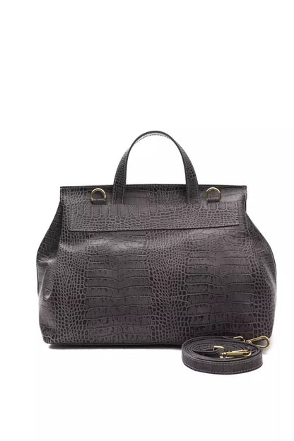 Sac à main Pompei Donatella en cuir gris pour femme