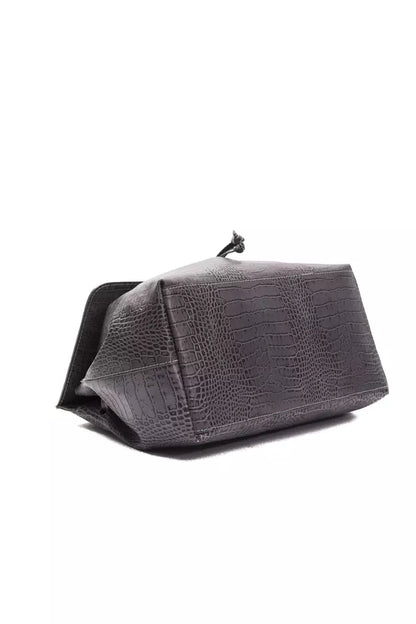 Sac à main Pompei Donatella en cuir gris pour femme