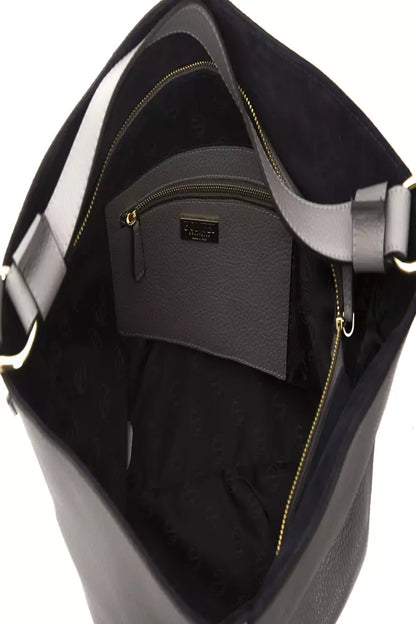 Sac à bandoulière Pompei Donatella en cuir gris pour femme