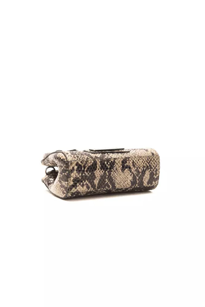 Mini sac à main Pompei Donatella en cuir marron pour femme
